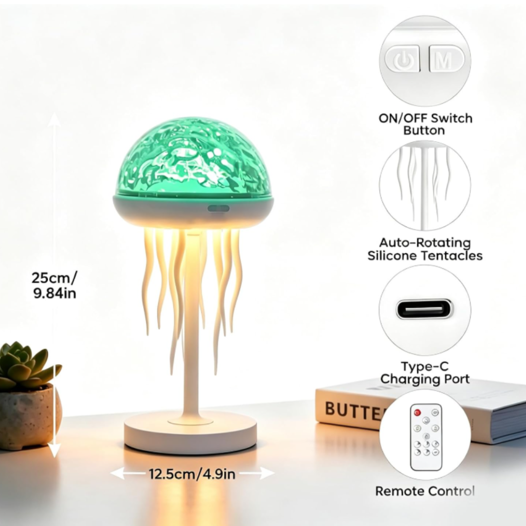 Jellyfish Aurora Borealis Projector Lamp
