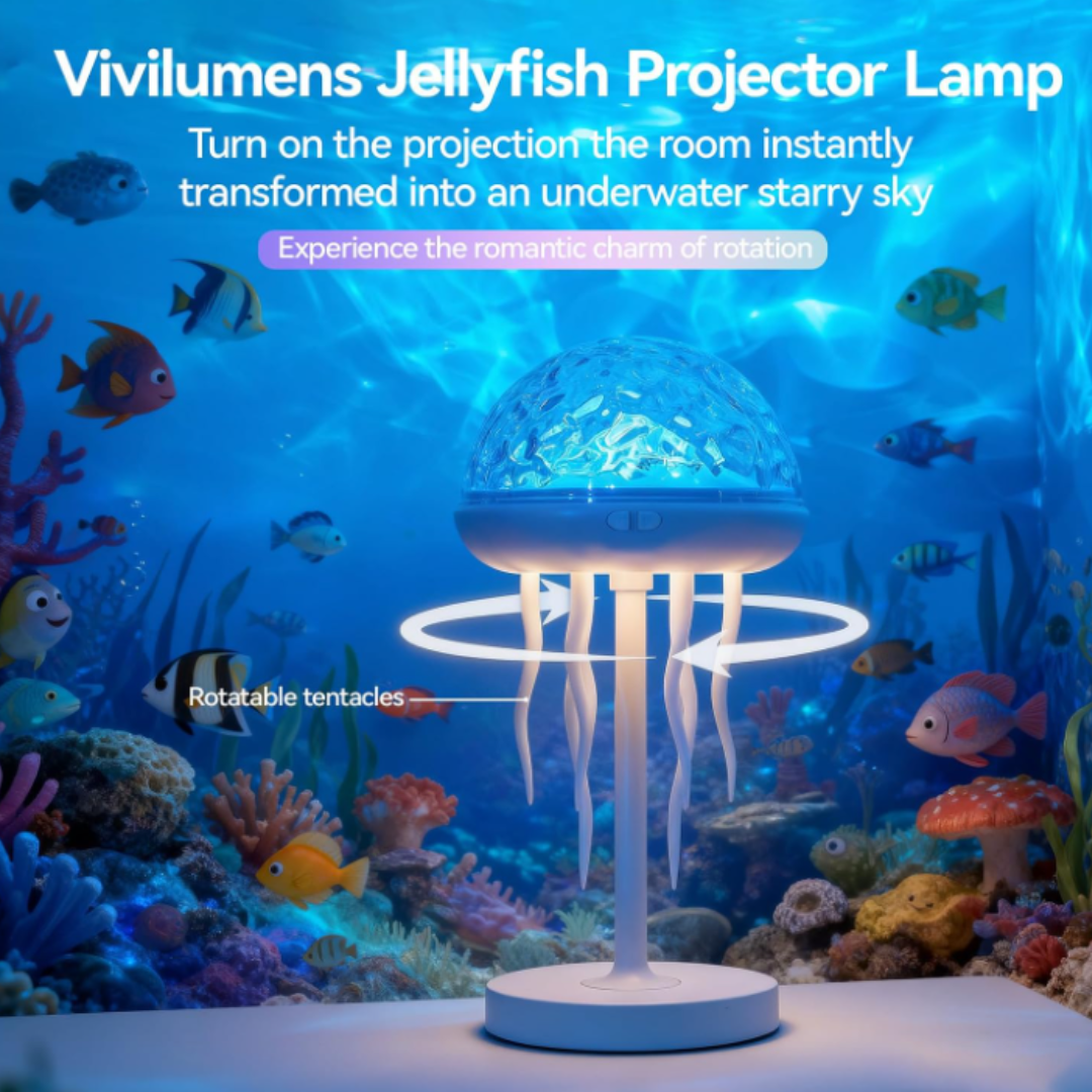 Jellyfish Aurora Borealis Projector Lamp